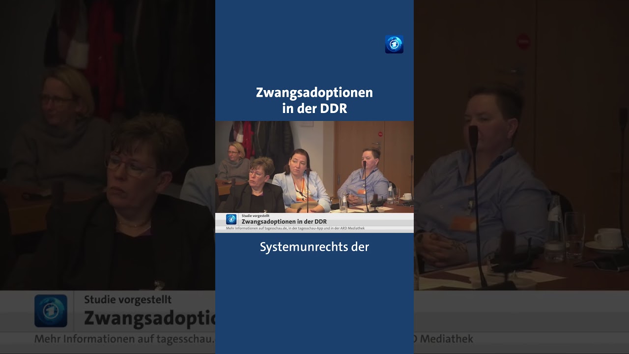 Neue Studie: Zwangsadoptionen in der DDR tagesschau nachrichten ddr zwangsadoption adoption