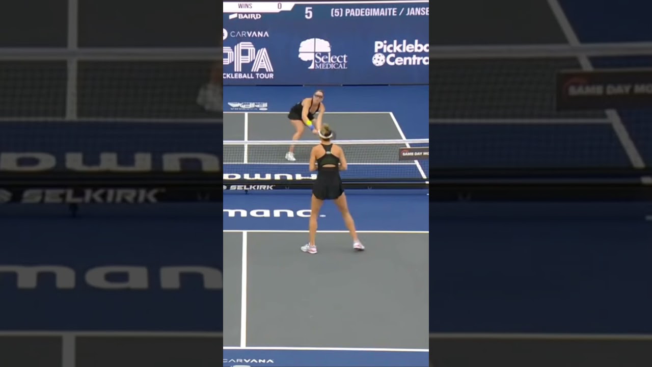 Kovalova/Smith vs Jansen/Padegaite - Central Indoor USA Championships (5) #shorts #pickleball