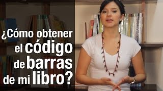 ¿Cómo obtener el código de barras de mi libro?