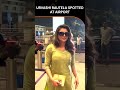 Urvashi Rautela Spotted at Airport in Traditionals | News9 | #shorts