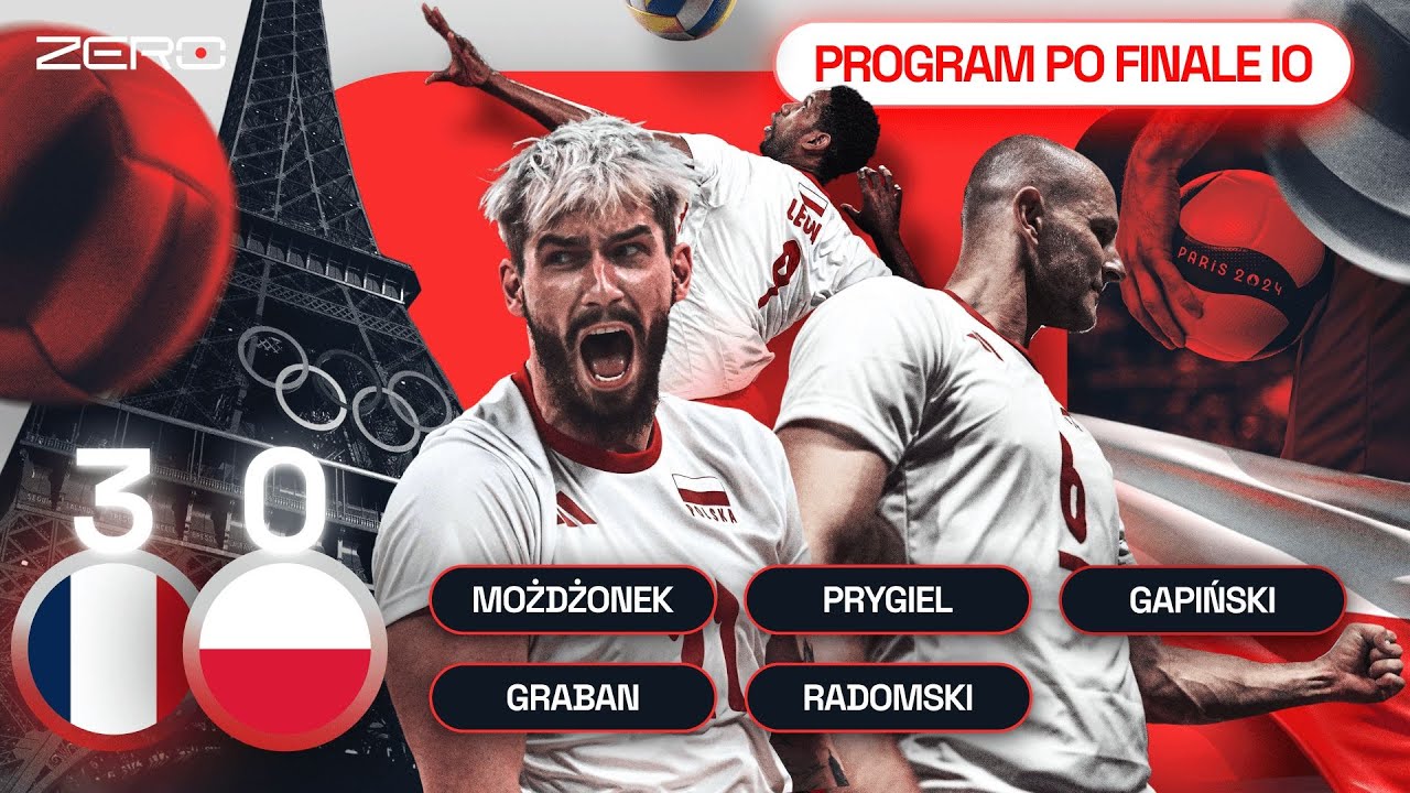 LIVE PO FINALE FRANCJA - POLSKA W SIATKÓWKĘ