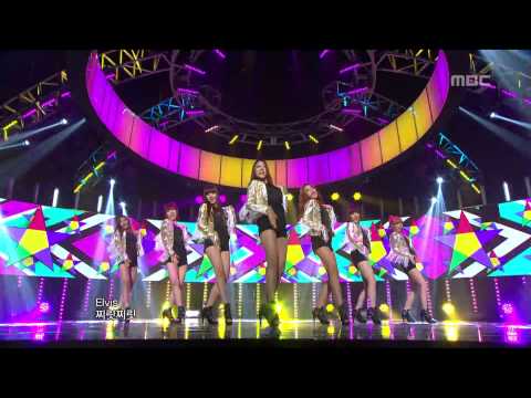 AOA - Elvis, 에이오에이 - 엘비스, Music Core 20120825