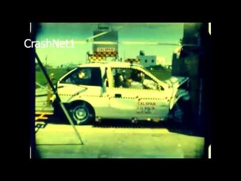 Видео катастрофа тест Geo Metro 1988 - 1991