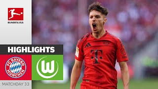 Many New Faces at Bayern Win! | FC Bayern München — VfL Wolfsburg 2-0 | MD33 – Bundesliga 2023/24