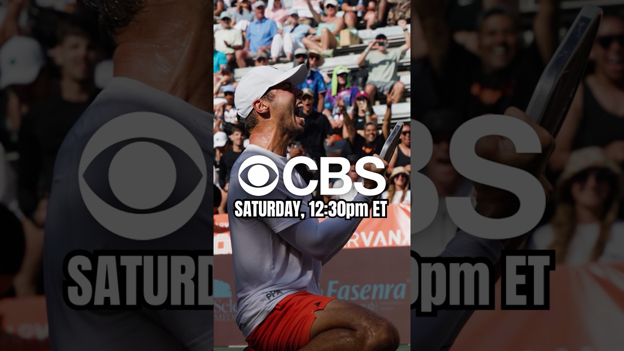 DON’T FORGET‼️ The Mixed Doubles Semis will be on @cbstv 𝙏𝙊𝙈𝙊𝙍𝙍𝙊𝙒 (Saturday) at 12:30pm ET🙌