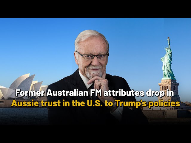 Former Australian FM attributes drop in Aussie trust in the U.S. to Trump's policies