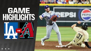 Dodgers vs. D-backs Game Highlights (8/30/24) | MLB Highlights