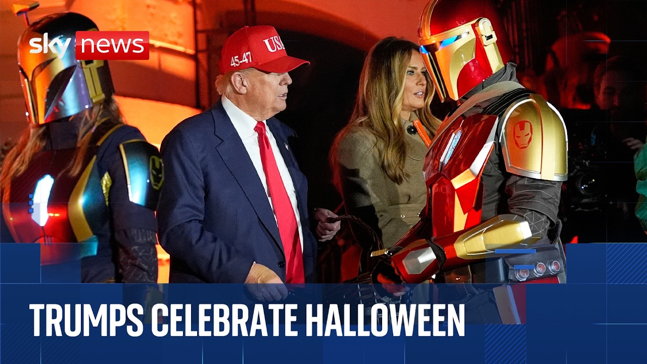 Trump and Melania host Halloween celebration