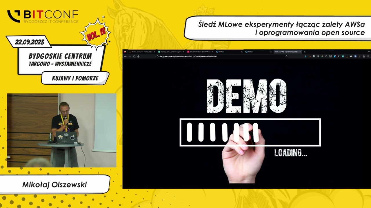 BITconf 2023 - [Mikołaj Olszewski] Śledź MLowe eksperymenty łącząc zalety AWSa i open source