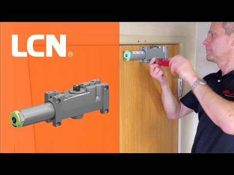 LCN 4011 H LH AL Hold Open Am Doo Close, Left Hand
