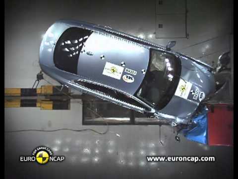 Видео краш-теста Jaguar Xf с 2007 года