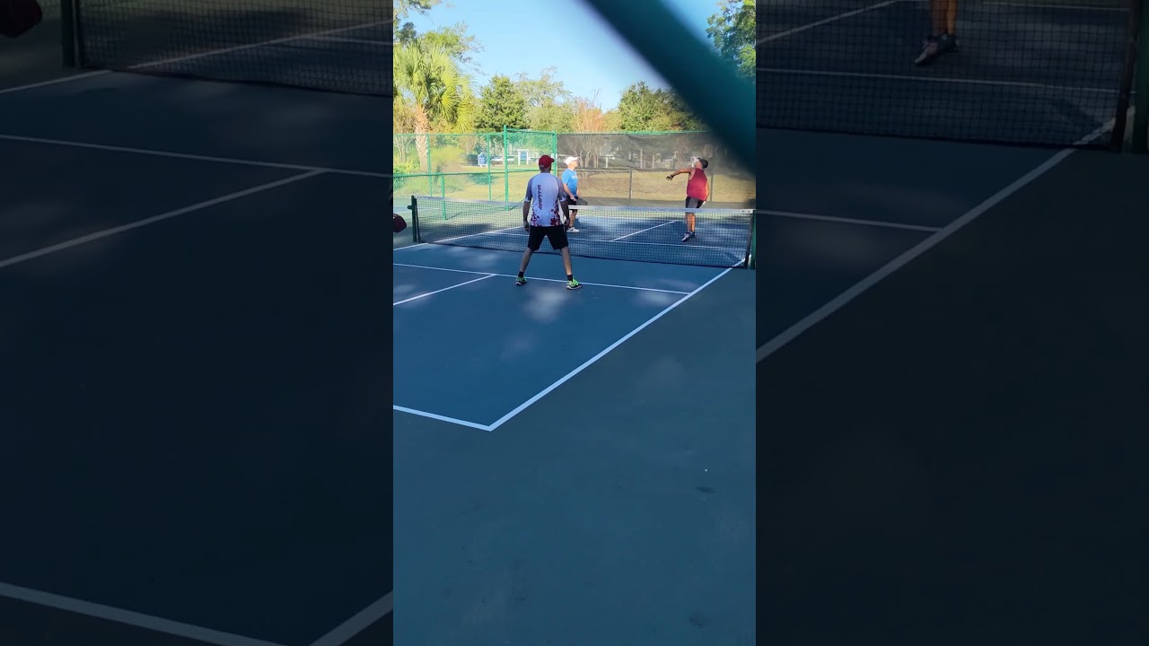 lob to smash #pickleballskills #pickleballplayers #pickleball