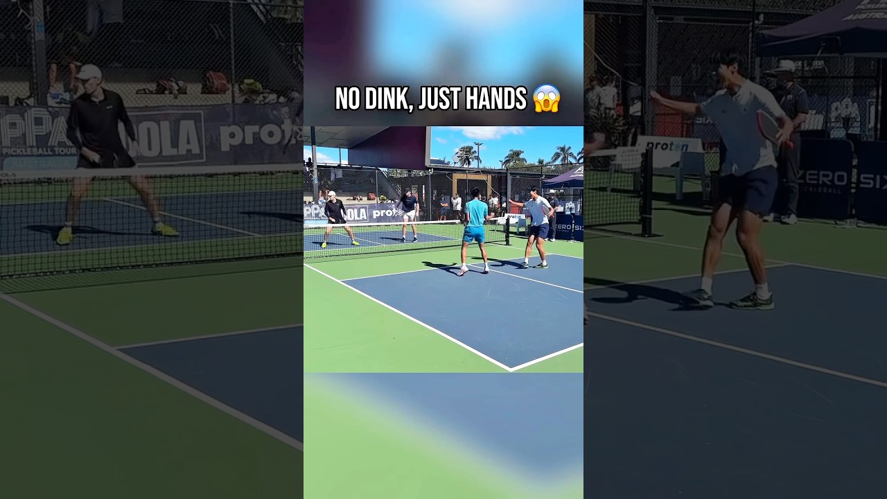 No dink’s, just hands 👋🏼