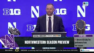 Football - David Braun 2025 Big Ten Media Days Press Conference (7/23/25)