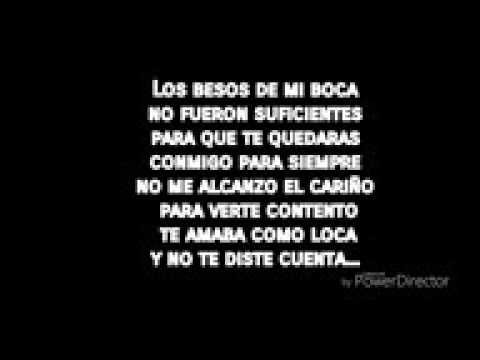 Me vas a extrañar ..-Carolina Ross