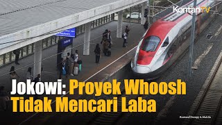 Jokowi Kereta Cepat Whoosh Tidak Mencari Laba, Tapi Investasi Sosial