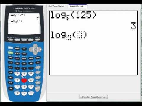 how to use log on a calculator
