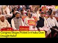 Congress Stages Protest in Ktaka Over Drought Relief | CM Siddaramaiah & DK Shivkumar Join Protest