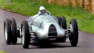 Geschichte der Silberpfeile Auto Union Bergrennwagen Hans Stuck senior Manfred von Brauchitsch