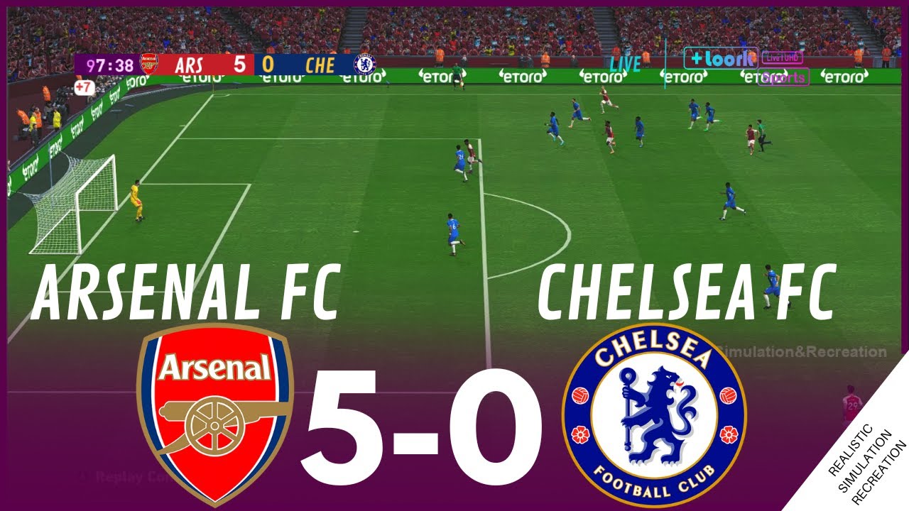 LIVE | Arsenal vs Chelsea • Premier League 23/24 | Full Match Streaming & VG Simulation