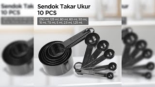 Pratinjau video produk One Two Cups Sendok Takar Ukur Cup Measuring Spoon 10 PCS - 16799