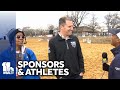 Kai speaks with sponsors, athletes at Corporate Plunge