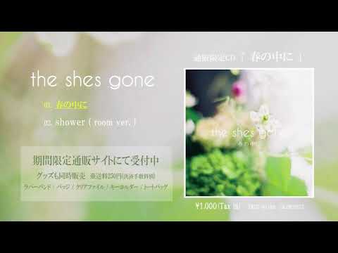 the shes gone 通販限定CD「春の中に」ティーザー