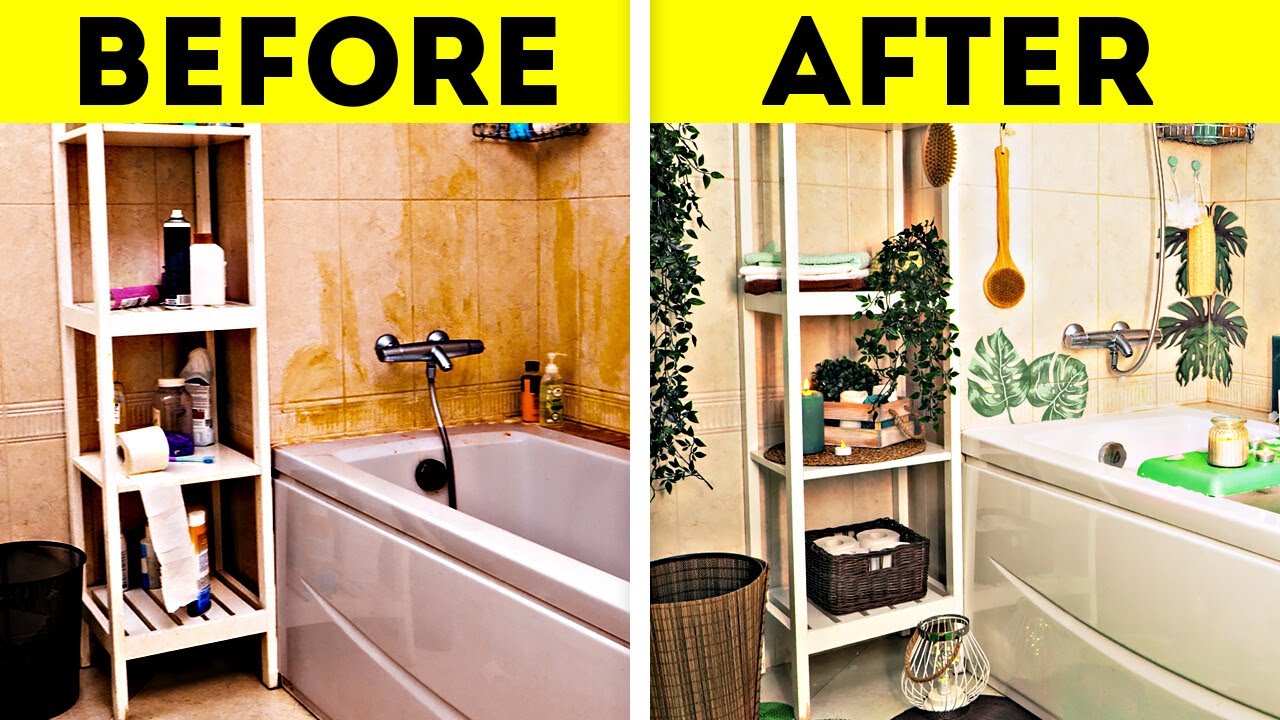 Amazing transformation of bathrooms || Bathroom Cleaning Hacks