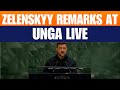 LIVE: Ukrainian President Zelenskyy delivers remarks at 80th UNGA high-level debate| Russia | USA