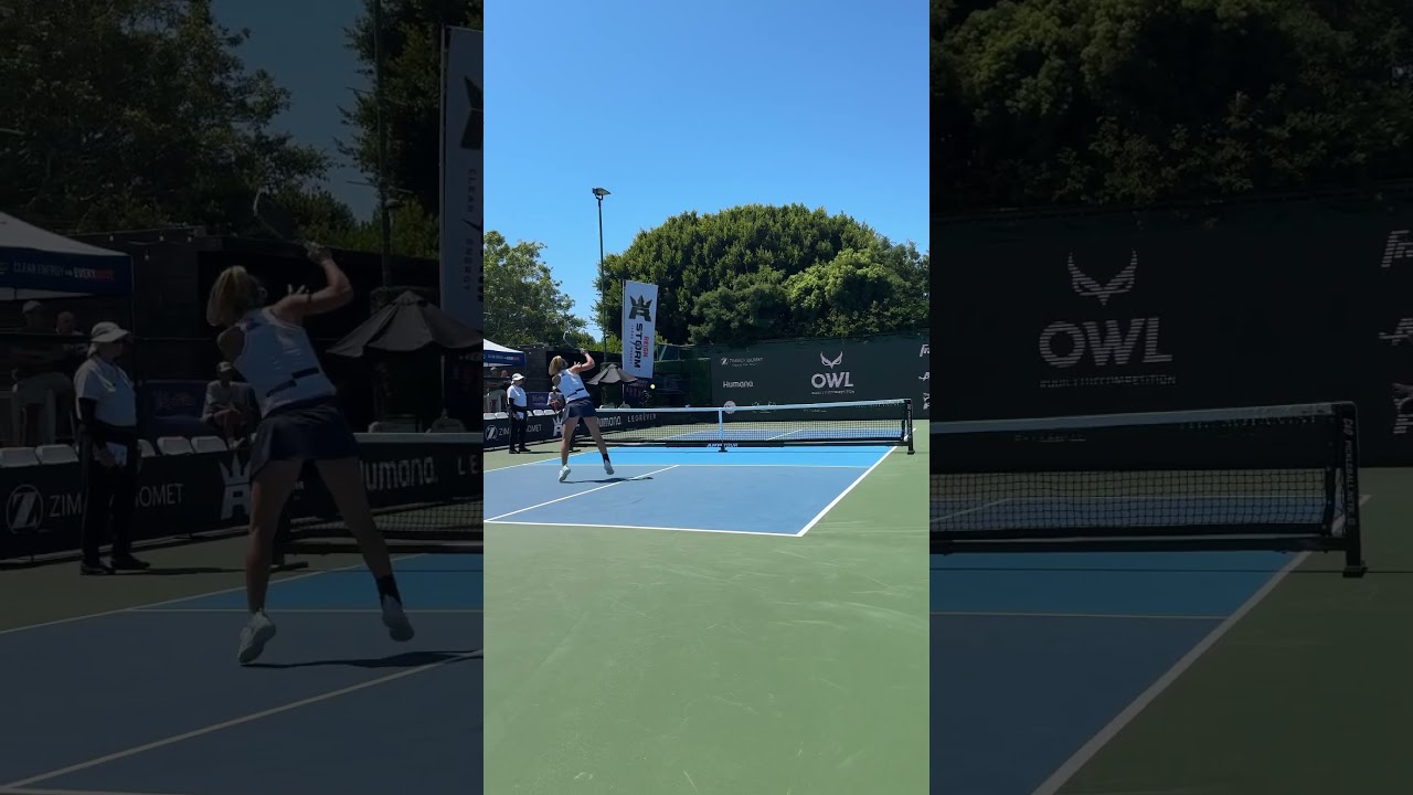 The triangle 🔺 effect in singles is one of the best way to set up a point to win! #pickleball