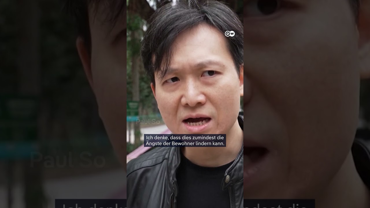 Hongkong entfernt Schutznetze | DW Nachrichten