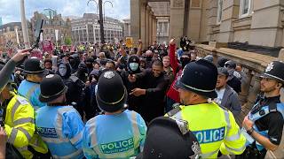 Britain First VS Antifa Birmingham