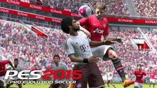 Презентация PES 2015 репортаж из Манчестера