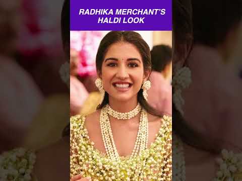 Stylist Rhea Kapoor shares Radhika Merchants Haldi Photos