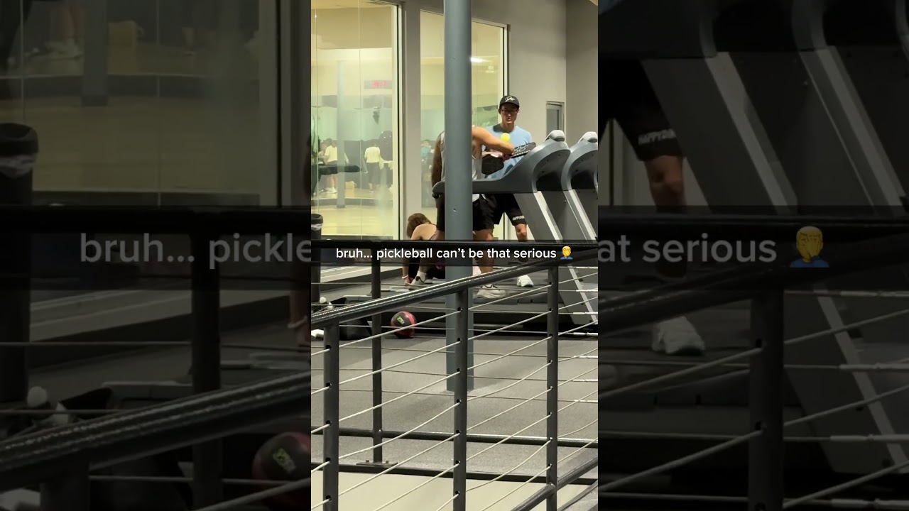 pickleball can’t be that serious…