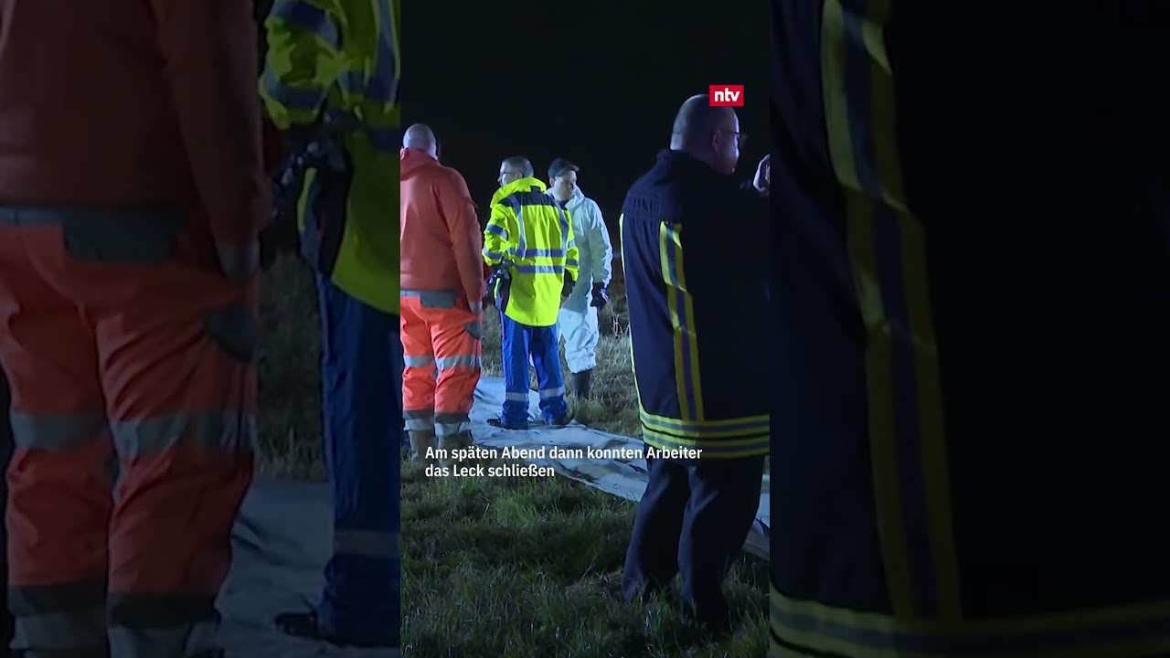 Video zeigt 25 Meter hohe Ölfontäne in der Uckermark | ntv