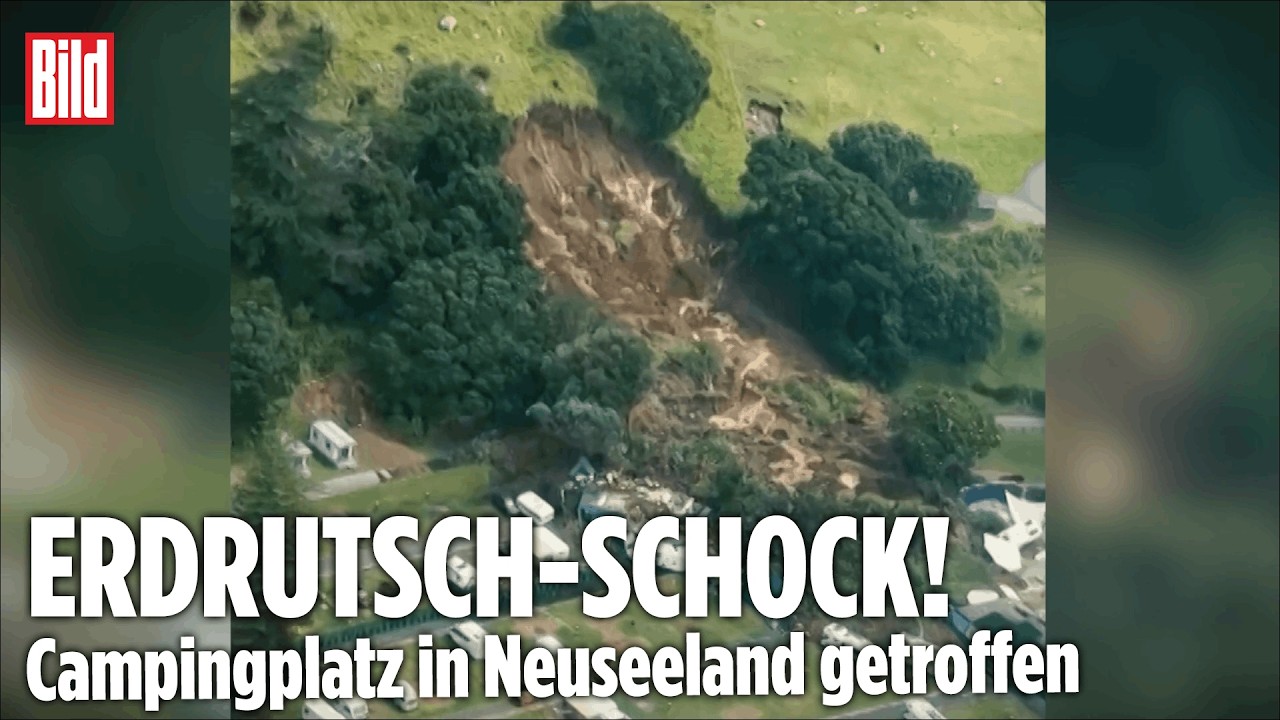 ERDRUTSCH IN NEUSEELAND: Jahrhundertereignis trifft Campingplatz – Vermisste gesucht
