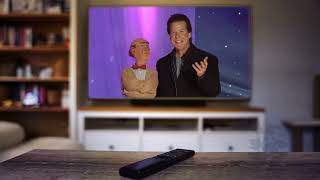 Jeff Dunham on a Modern Living Room TV