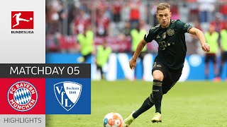 FC Bayern München — VfL Bochum 7-0 | Highlights | Matchday 5 – Bundesliga 2021/22