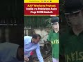 #asiacup2025 | AAP Protests India vs Pakistan Asia Cup 2025 Clash in Delhi #indiavspakistan #shorts  - 02:07 min - News - Video
