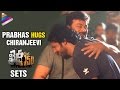 Prabhas Hugs Chiranjeevi on Khaidi No 150 sets