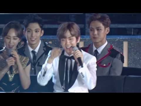 161226 SBS 가요대전 걸그룹댄스 포인트 콕콕 백현이 (백현 FOCUS)