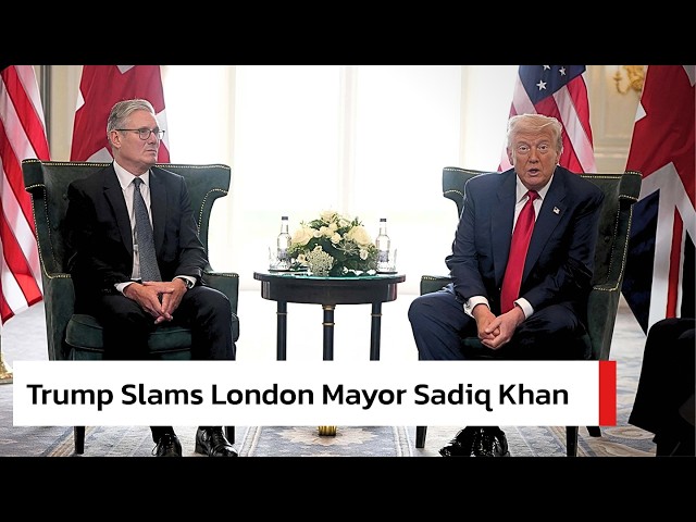 Trump Slams London Mayor Sadiq Khan: "I Like Nigel Farage!" | Starmer: "Sadiq Is My Friend" | AC1E