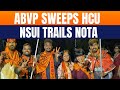 LIVE: ABVP Sweeps Hyderabad Central University Polls | NSUI Trails Behind NOTA | News9