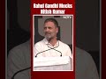 Rahul Gandhi Mocks Nitish Kumar: He Left His Shawl, Turned Car Around  - 01:00 min - News - Video