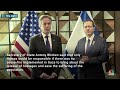 Only Hamas to blame if theres no Gaza cease-fire, Blinken says  - 00:53 min - News - Video