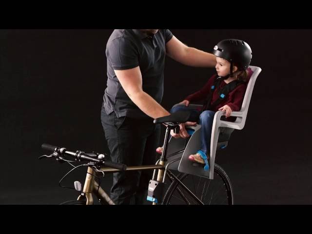 Silla trasera de niño para bicicleta Thule Gris