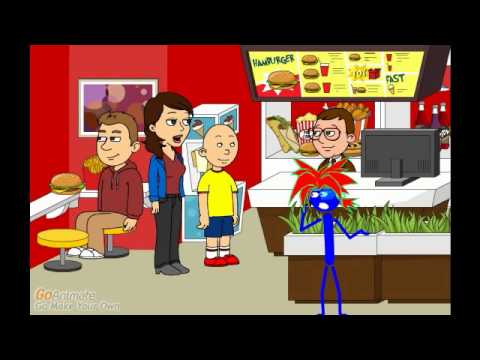 Caillou Misbehaves at McDonald's