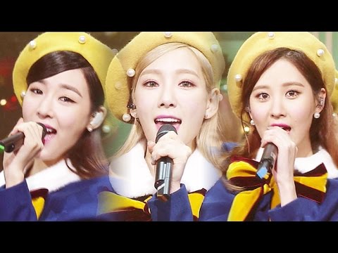 《UNIT》 소녀시대 태티서(Girl's Generation TTS) - Dear Santa(디어산타) @인기가요 Inkigayo 20151206