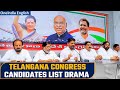 Telangana Assembly Elections 2023: High Drama After Cong First List